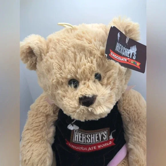 Hershey’s Chocolate World Teddy Bear Plush in Dress - Picture 2 of 7